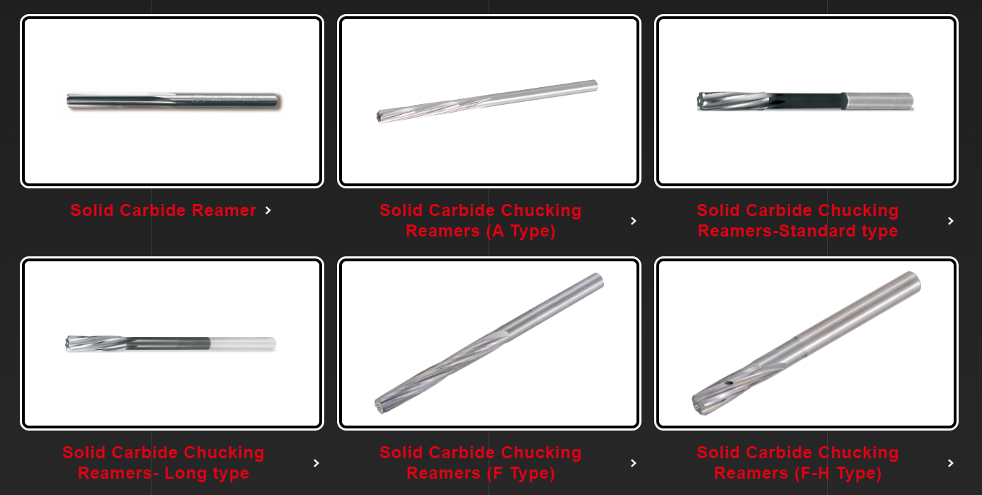 Recommended Cutting Condition for Carbide Reamers